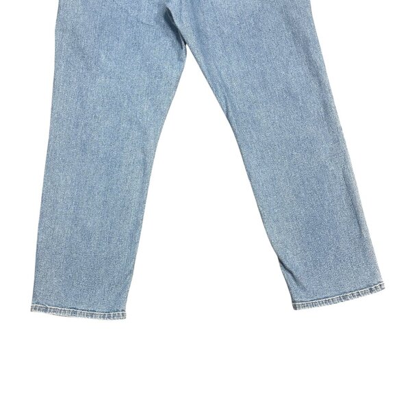 AEO Curvy Mom Jeans Womens 10 Regular Lt Wash Classic Minimal Preppy Normcore - Picture 15 of 16